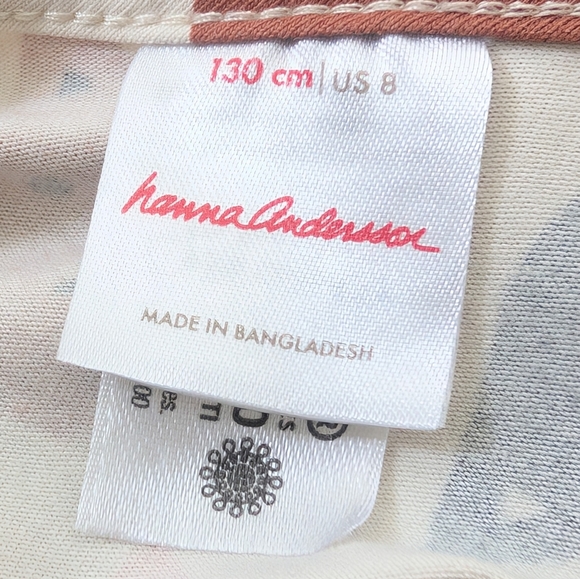 Hanna Andersson Celebration Skater Dress Copy Cats 8 Pockets - Picture 4 of 4